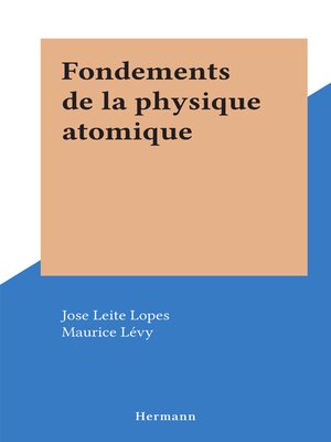 cover image of Fondements de la physique atomique